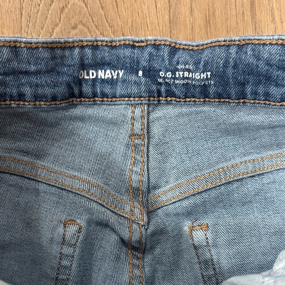 Old Navy High-Waisted OG Straight Ankle Jeans Size Small - Picture 2 of 6